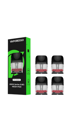 VAPORESSO XROS MESH POD 2ML TOP FILL 4/CT 0.8