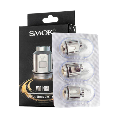 SMOK COIL-V18 MINI DUAL MESHED 0.15 80-110W 3/PCS