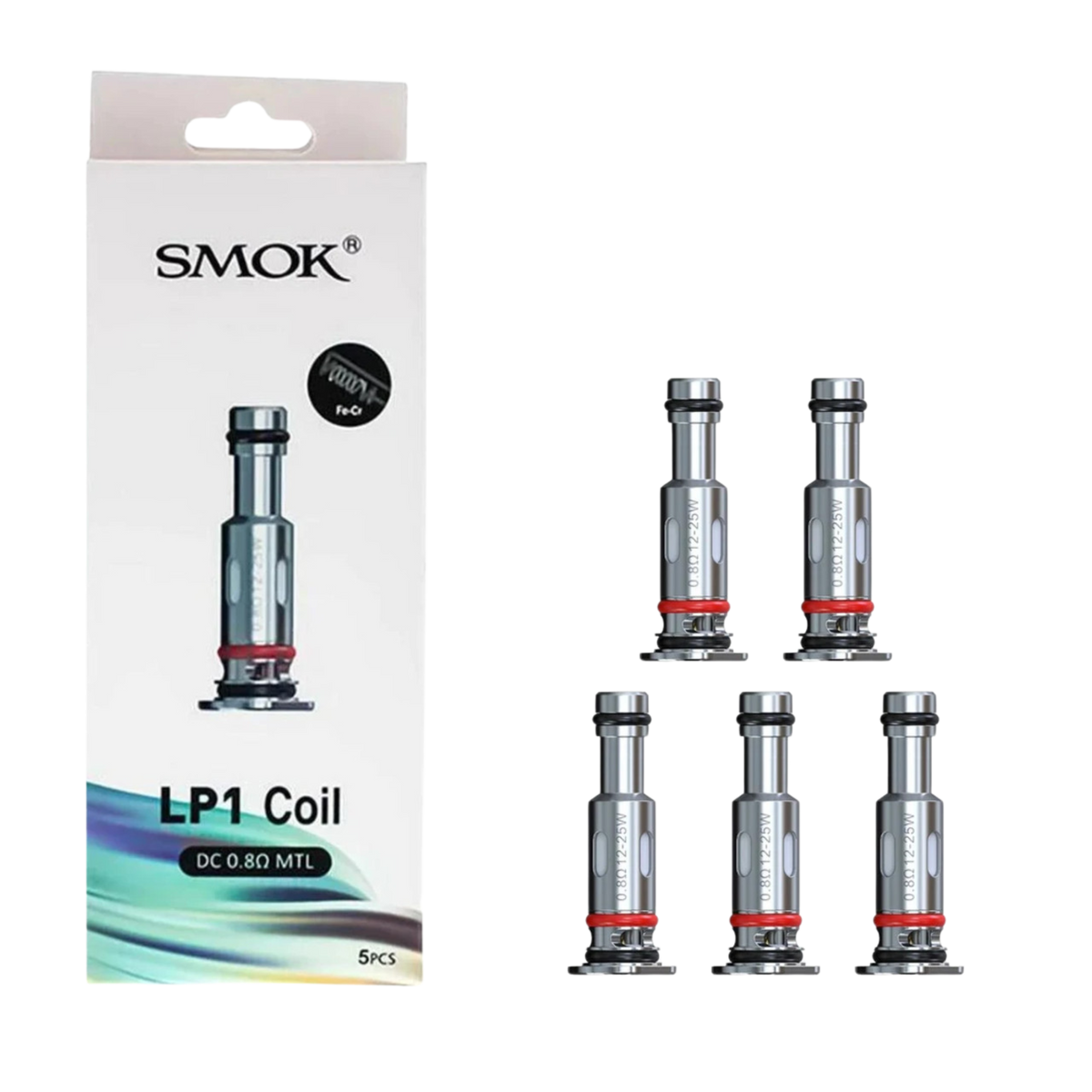 SMOK COILS - LP1 COIL DC 0.8 MTL 5/PCS