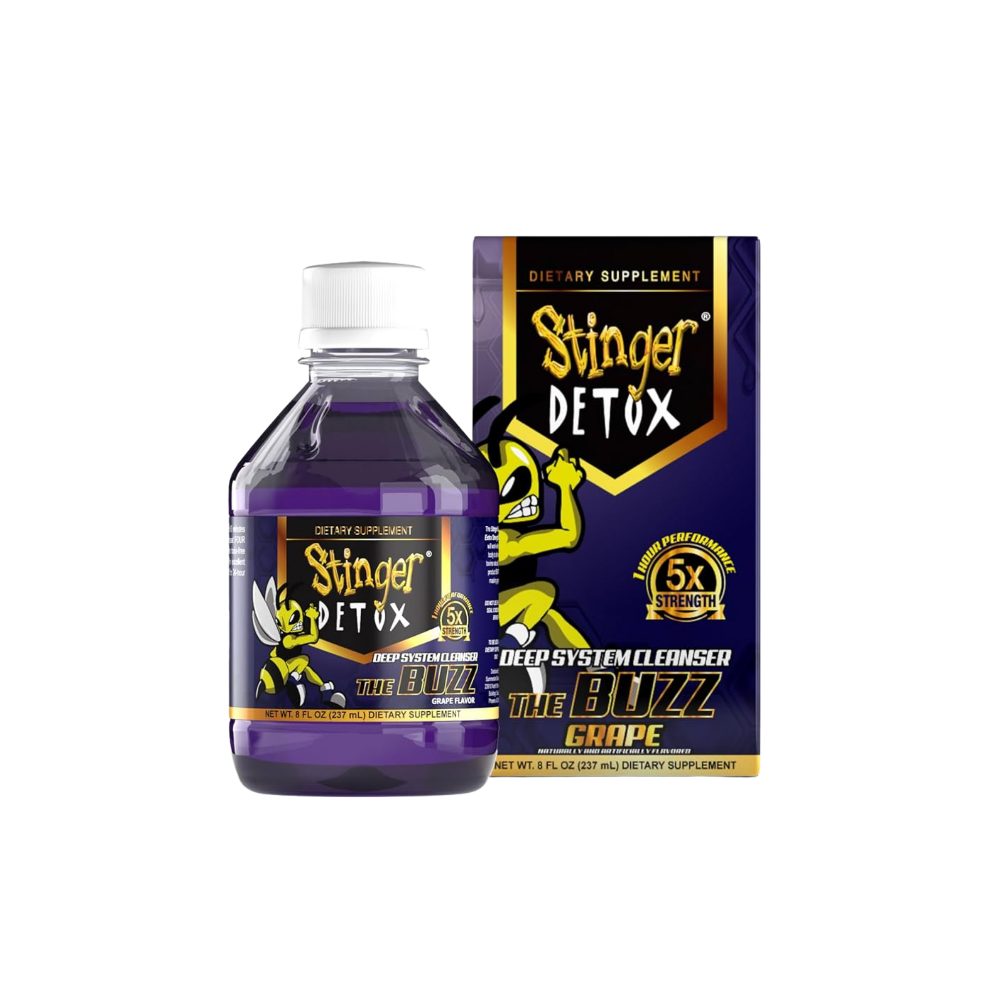 STINGER DETOX- STINGER  DETOX  5X  8oz GRAPE