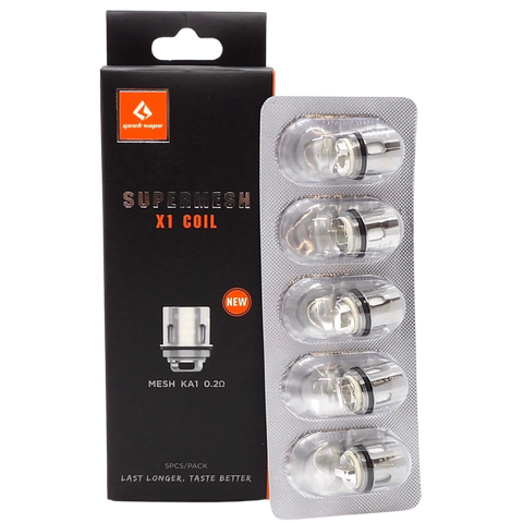 GEEK VAPE SUPERMESH X1 COIL-0.2 60-70W 5/PCS