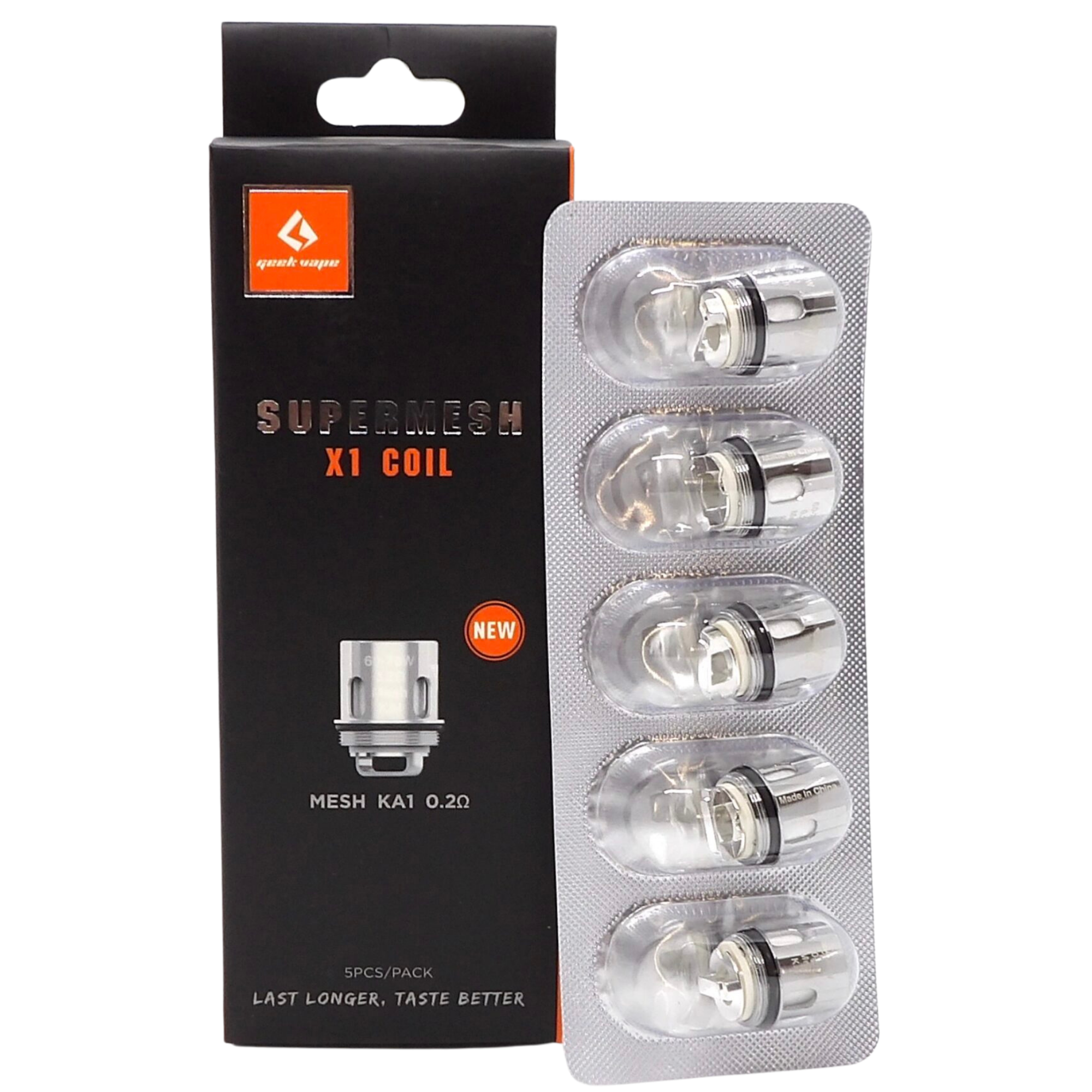 GEEK VAPE SUPERMESH X1 COIL-0.2 60-70W 10/PK - 50/PCS
