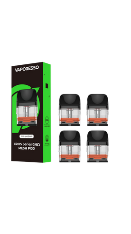 VAPORESSO XROS MESH POD 2ML TOP FILL 4/CT 0.6