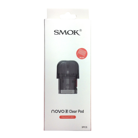 SMOK NOVO 2-NOVO 2 CLEAR POD MESHED 0.8 3/PCS