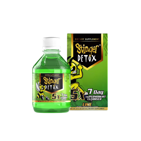 STINGER DETOX-STINGER  5X 7DAY PERMANENT LIME 8oz